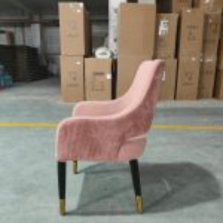 Ophelia Velvet Accent Chair – Rust Pink | Luxury Furniture Perth – Elegant Lifestyle